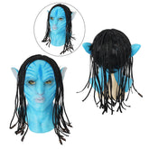 Avatar Neytiri Cosplay Mask Avatar 2 The Way of Water Neytiri Wig Latex Mask Prop ACcosplay
